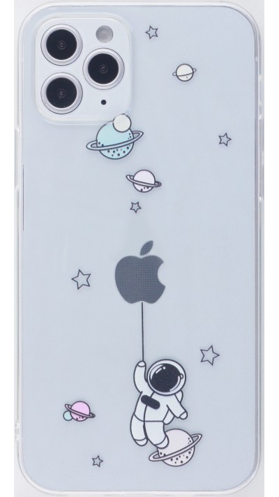 Coque iPhone 12 / 12 Pro - Gel Astronaute Ballon