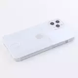 Hülle iPhone 12 / 12 Pro - Gummi Bumper Kartenhalter - Transparent