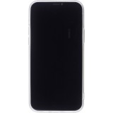 Coque iPhone 12 / 12 Pro - Gel petit coeur transparent - Blanc