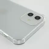 Hülle iPhone 16 Pro - Gummi transparent mit Seil rosa - Gold