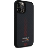 Coque iPhone 12 / 12 Pro - Red Bull Racing Carbon Powerbar MagSafe - Noir