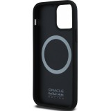 Coque iPhone 12 / 12 Pro - Red Bull Racing Carbon Powerbar MagSafe - Noir