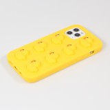 Coque iPhone 12 Pro Max - Silicone jeu éclate bulles anti-stress canards