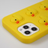 Coque iPhone 12 Pro Max - Silicone jeu éclate bulles anti-stress canards