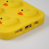 Coque iPhone 12 Pro Max - Silicone jeu éclate bulles anti-stress canards