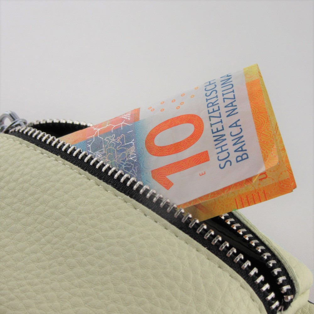 Coque iPhone 12 Pro Max - Wallet Poche avec cordon  - Blanc