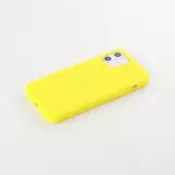 Hülle iPhone 12 / 12 Pro - Silikon Mat - Gelb