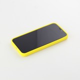 Coque iPhone 12 / 12 Pro - Silicone Mat jaune