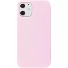 Hülle iPhone 12 / 12 Pro - Silkon Mat - Hellrosa