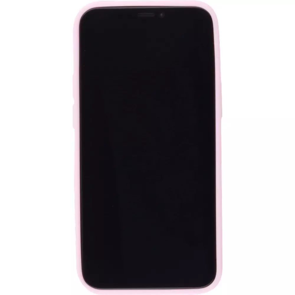 Hülle iPhone 12 / 12 Pro - Silkon Mat - Hellrosa
