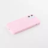 Hülle iPhone 12 / 12 Pro - Silkon Mat - Hellrosa