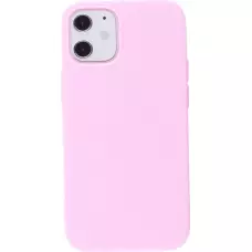 Hülle iPhone 12 / 12 Pro - Silikon Mat - Rosa