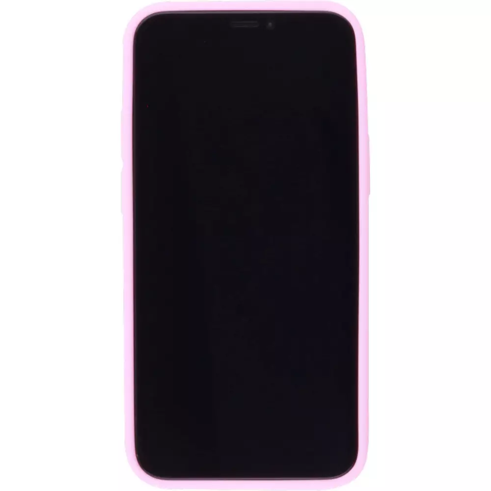 Hülle iPhone 12 / 12 Pro - Silikon Mat - Rosa