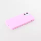 Hülle iPhone 12 / 12 Pro - Silikon Mat - Rosa