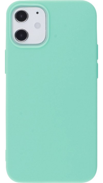 Coque iPhone 13 - Silicone Mat - Turquoise