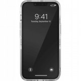 Coque iPhone 14 Pro - Adidas gel transparent rigide avec logo embossé - Transparent