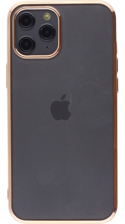 Coque iPhone 12 Pro Max - Electroplate - Or