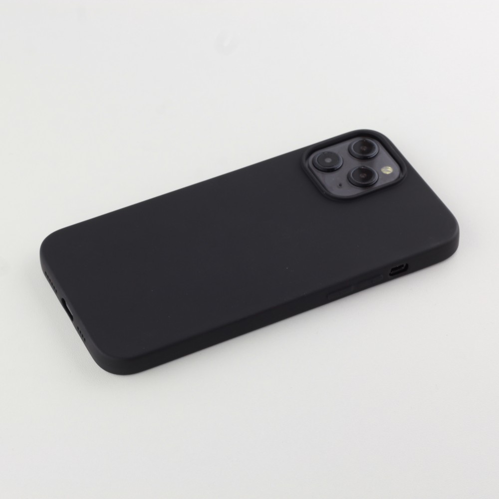 Coque iPhone 12 Pro Max - Silicone Mat - Noir