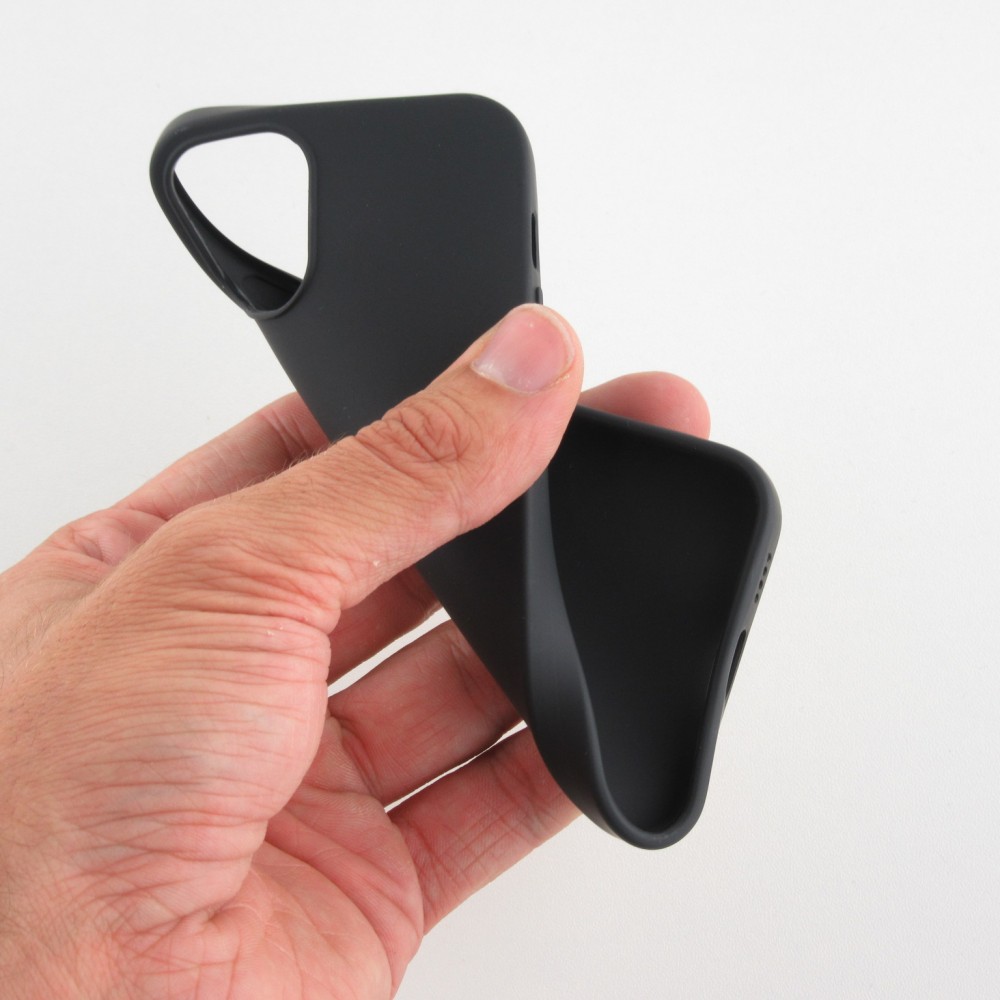 Coque iPhone 12 Pro Max - Silicone Mat - Noir