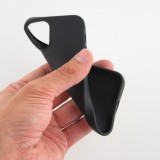 Coque iPhone 12 Pro Max - Silicone Mat - Noir
