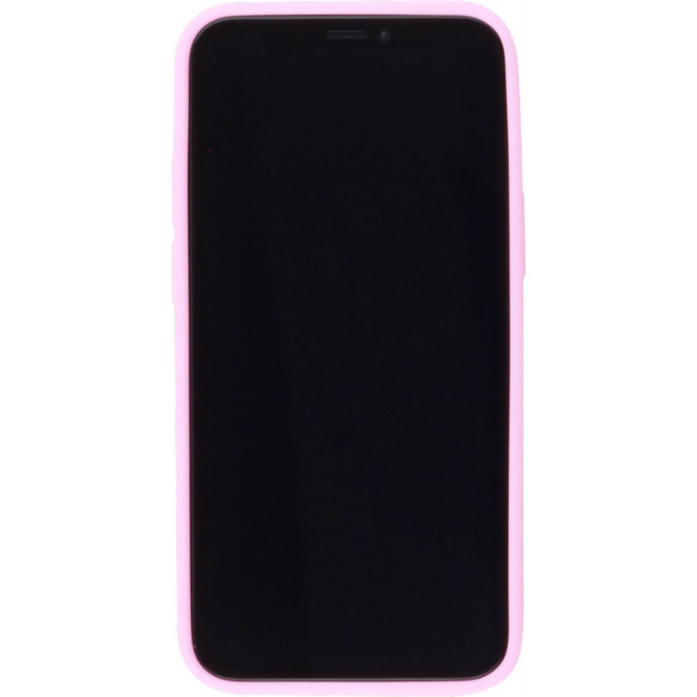 Coque iPhone 12 Pro Max - Silicone Mat - Rose foncé