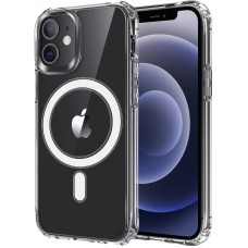 Coque iPhone 12 Pro Max - Gel transparent compatible MagSafe silicone TPU Super Clear