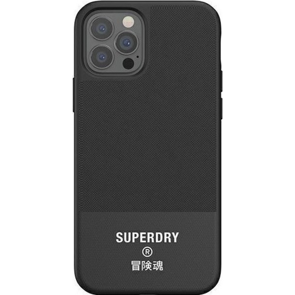 Coque iPhone 11 Pro Max - Superdry Moulded Canvas Hardcase - Noir