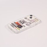 Coque iPhone 11 Pro - Autocollant Vintage Sticker étiquette de prix collage - Transparent