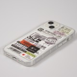 Coque iPhone 11 Pro - Autocollant Vintage Sticker étiquette de prix collage - Transparent