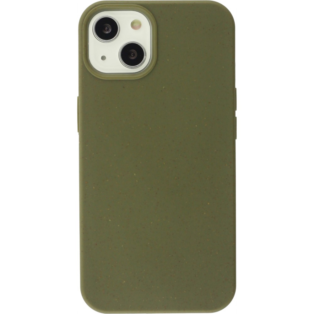 Coque iPhone 15 - Bio Eco-Friendly biodégradable écologique nature - Vert foncé