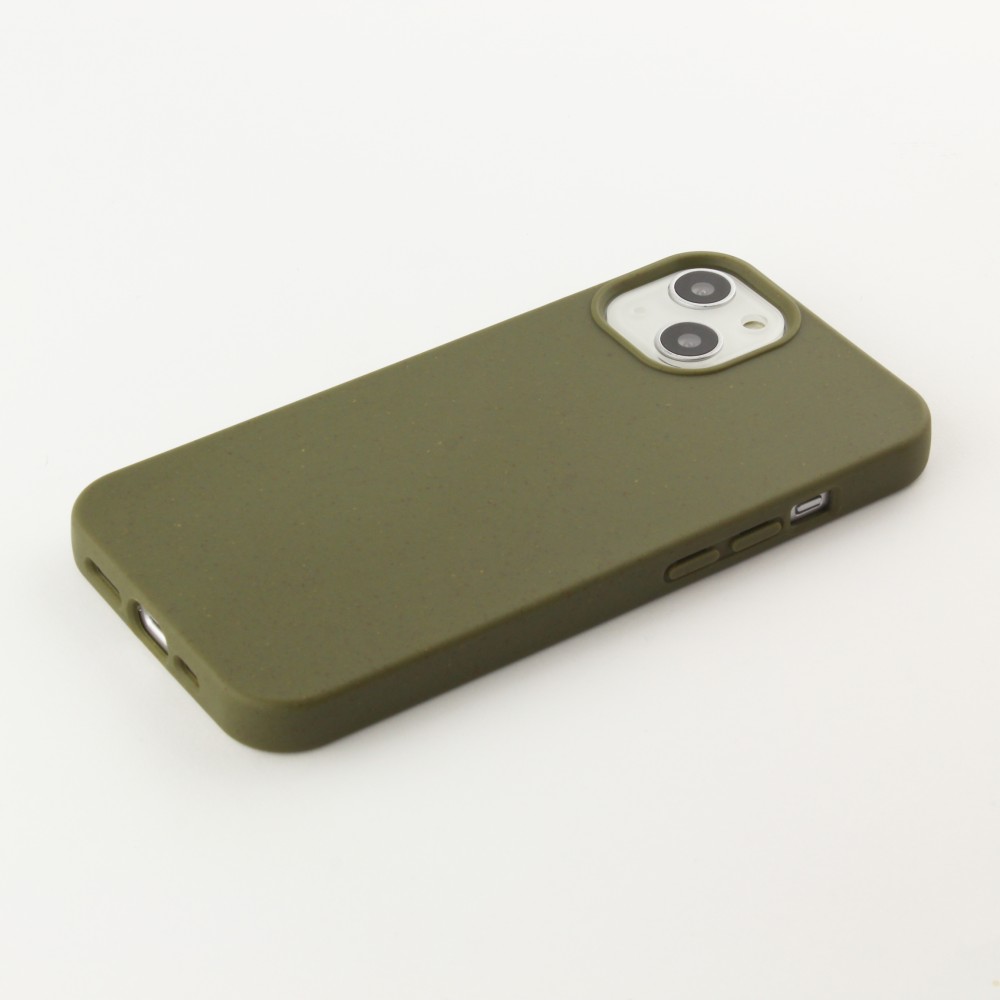 Coque iPhone 15 - Bio Eco-Friendly biodégradable écologique nature - Vert foncé