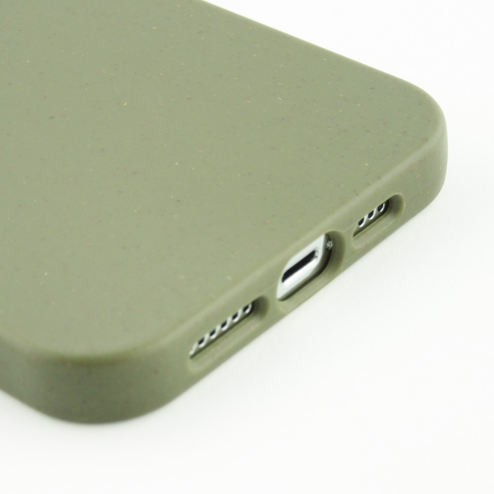 Coque iPhone 15 - Bio Eco-Friendly biodégradable écologique nature - Vert foncé