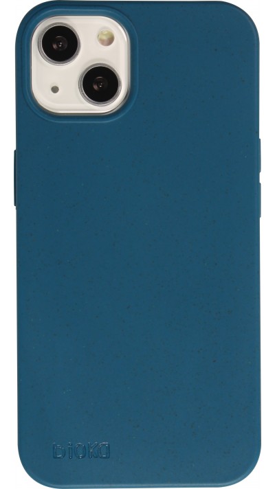 Coque iPhone 14 Plus - Bioka biodégradable et compostable Eco-Friendly - Bleu