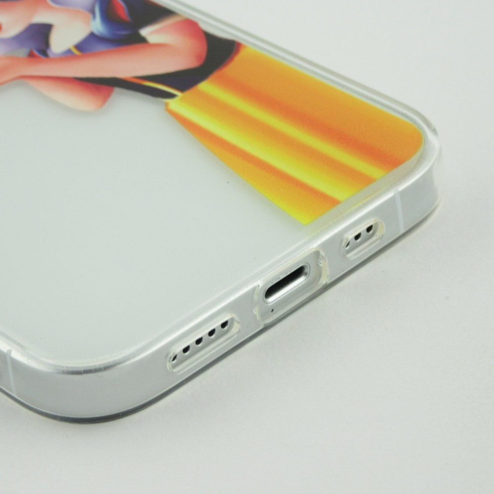 Coque iPhone 15 - Gel cartoon Blanche neige