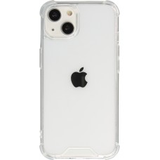 Coque iPhone 15 - Bumper Glass Hybrid TPU silicone anti-choc - Transparent
