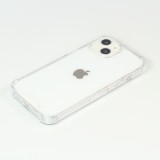 Coque iPhone 15 - Bumper Glass Hybrid TPU silicone anti-choc - Transparent