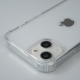 Coque iPhone 15 - Bumper Glass Hybrid TPU silicone anti-choc - Transparent