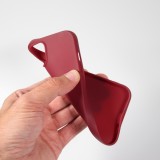 Hülle iPhone 15 - Gummi Herz - Rot