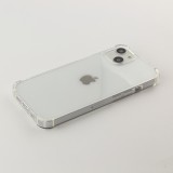Coque iPhone 15 Plus - Gel Transparent Silicone Bumper anti-choc avec protections pour coins