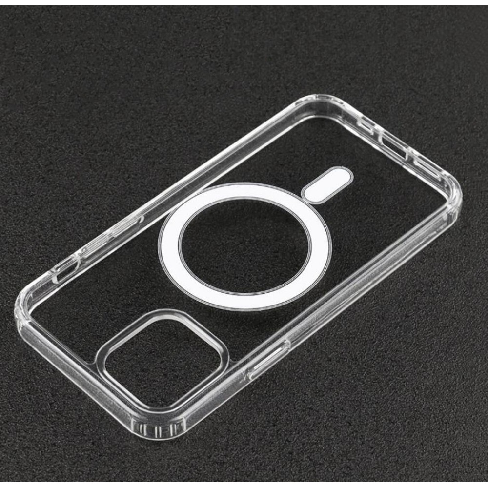 Coque iPhone 11 Pro - Gel transparent compatible MagSafe silicone TPU Super Clear