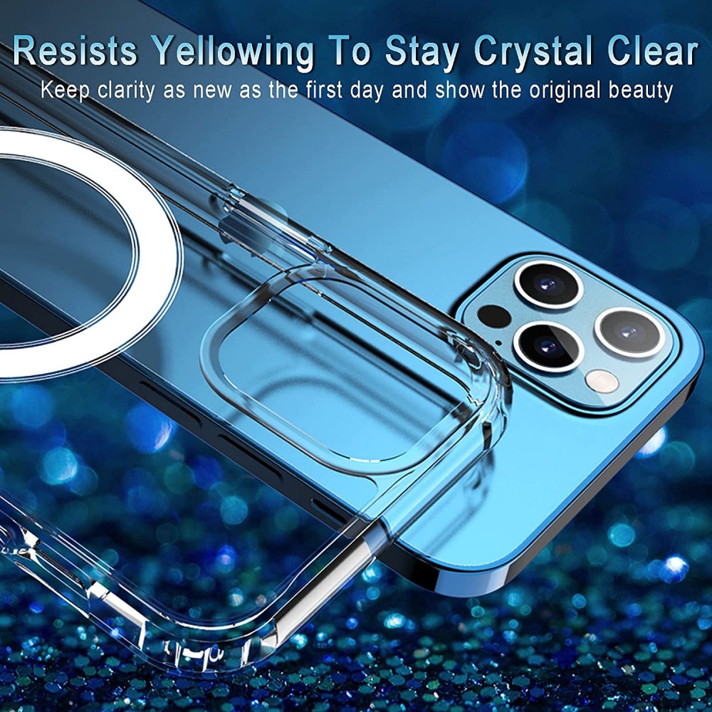 Coque iPhone 11 Pro - Gel transparent compatible MagSafe silicone TPU Super Clear
