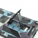 Coque iPhone 13 Pro - Armor Camo - Bleu gris
