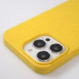 Coque iPhone 14 Pro - Bio Eco-Friendly nature avec cordon collier jaune