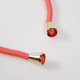 iPhone 16 Pro Case Hülle - Bio Eco-Friendly Vegan mit Handykette Necklace - Rot