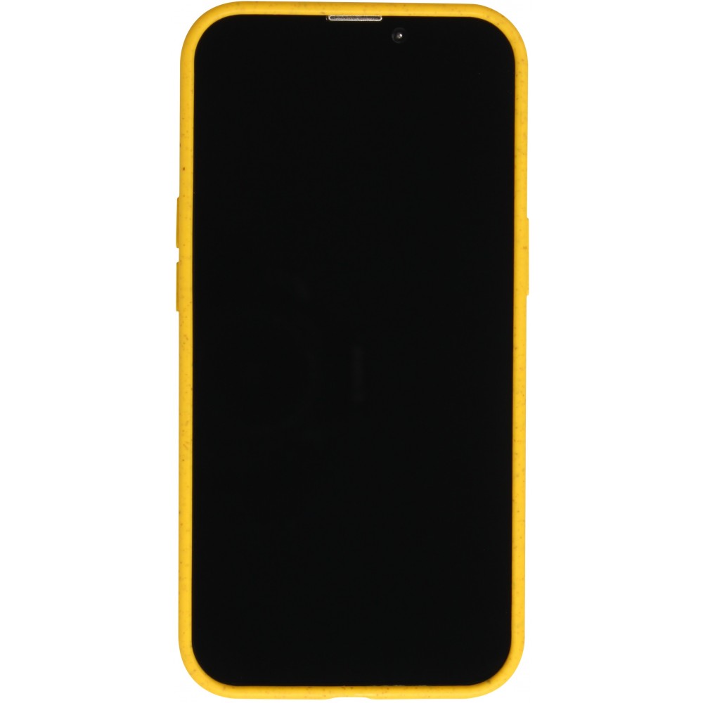 Coque iPhone 14 Pro Max - Bioka biodégradable et compostable Eco-Friendly jaune
