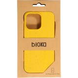 Coque iPhone 14 Pro Max - Bioka biodégradable et compostable Eco-Friendly jaune