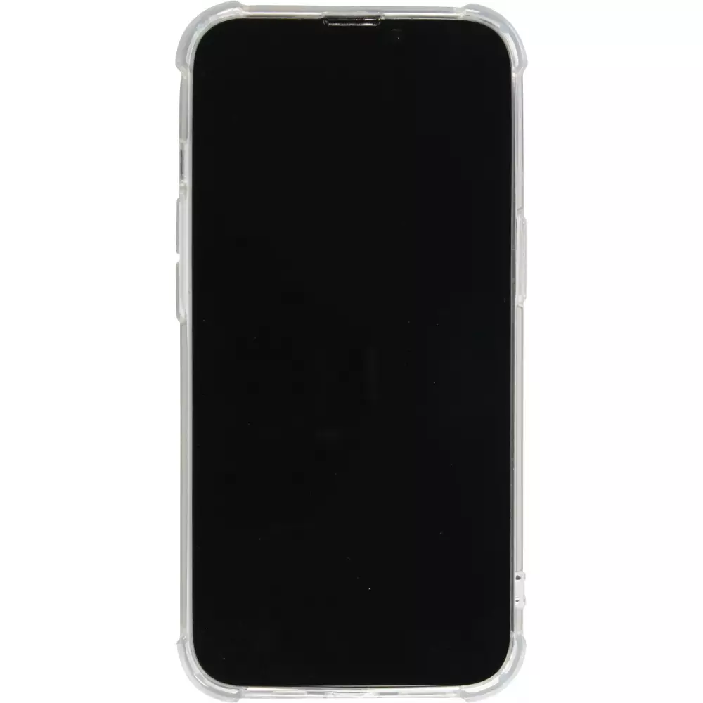 iPhone 16 Pro Case Hülle - Bumper Glass TPU Anti-Schock mit Acryl - Transparent