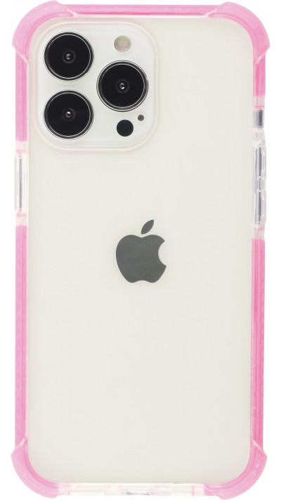 Coque iPhone 13 Pro - Bumper Stripes - Rose