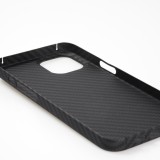 Coque iPhone 16 Pro Max - Carbomile case de protection en fibre de carbone aramide véritable - Noir
