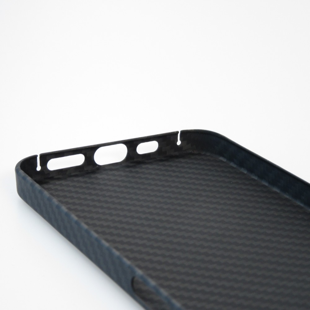 Coque iPhone 16 Pro Max - Carbomile case de protection en fibre de carbone aramide véritable - Noir